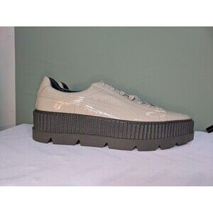 RARE Brand New Puma x Fenty Gray Patent Leather Creepers Sneakers Sz 12 Rt $185